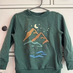 Little sleepies toddler Green Mountain Graphic Sweatshirt